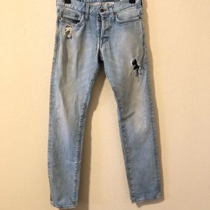 H&M Light Blue Skinny Jeans
